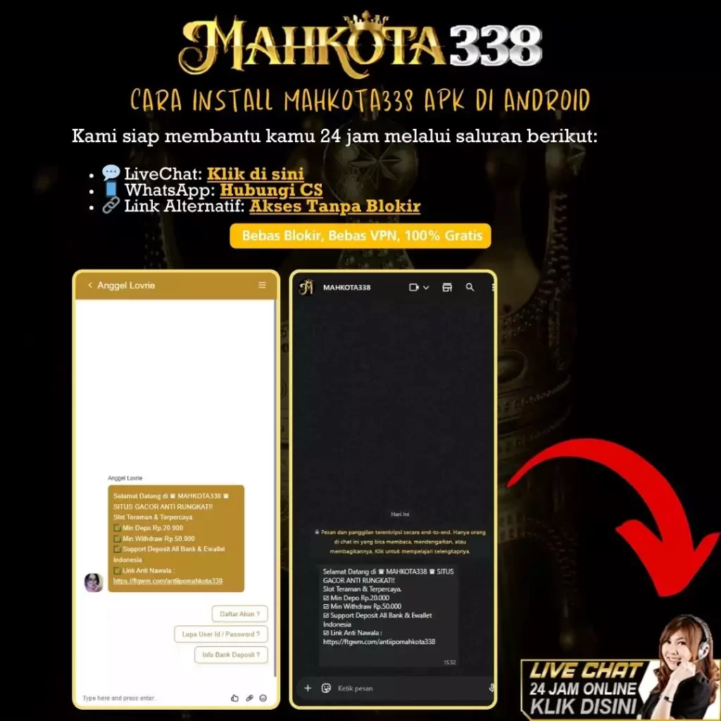 Kontak Resmi Mahkota338 – Bantuan Customer Service 24 Jam
