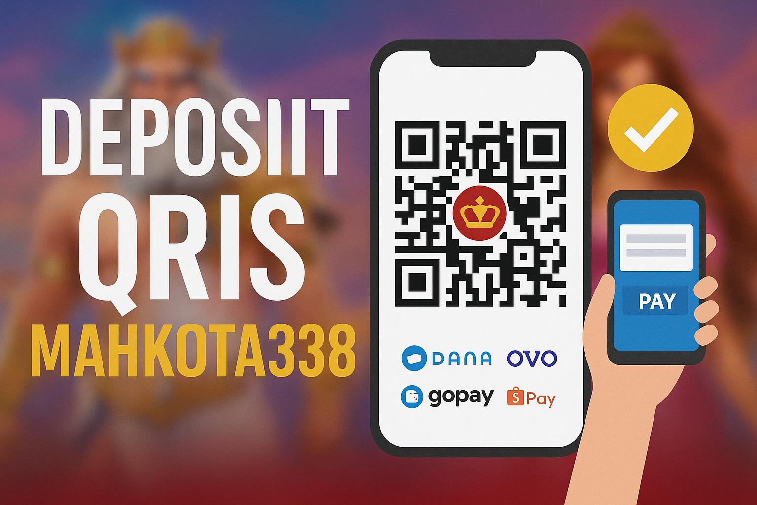 Deposit qris mahkota338
